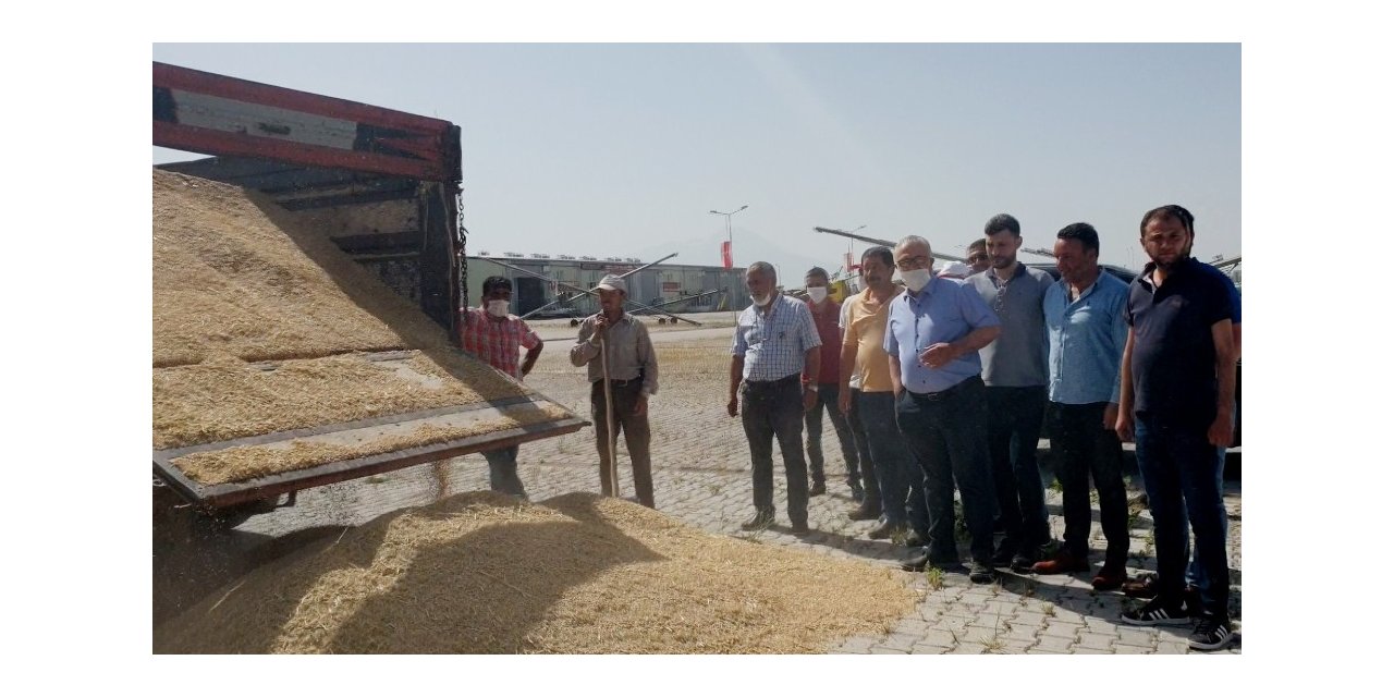 Aksaray’da yılın ilk mahsulü arpa ATB’den satıldı