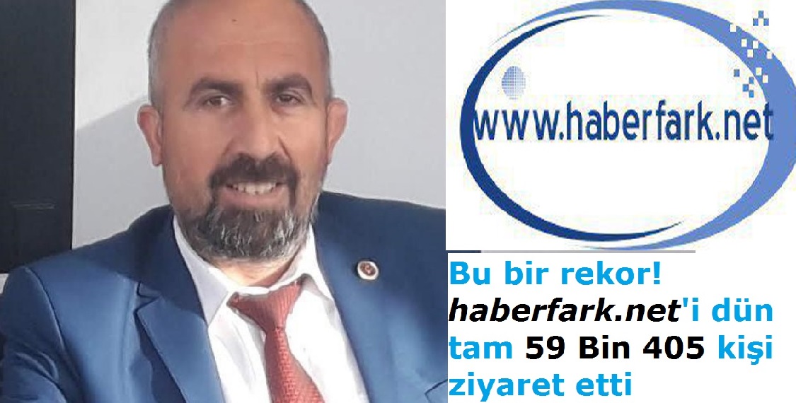 Bu bir rekor! haberfark.net'i dün tam 59 Bin 405 kişi ziyaret etti