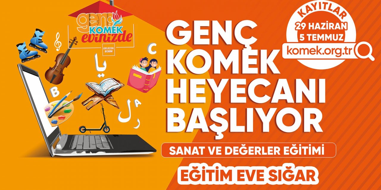 Genç KOMEK Yaz Okulu Bu Yaz Çevrimiçi Yapılacak!