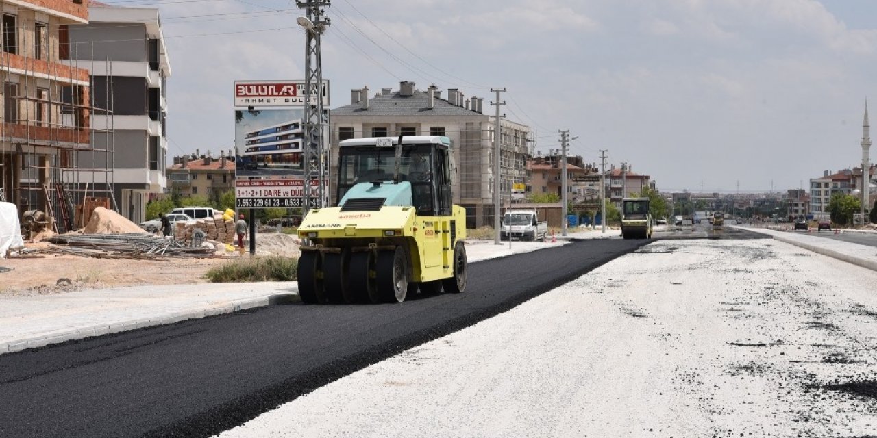 Selçuklu’da asfalt çalışmaları sürüyor