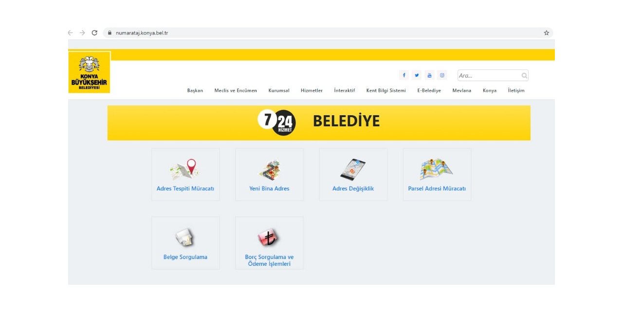 Konya’da adres işlemleri artık internetten yapılacak