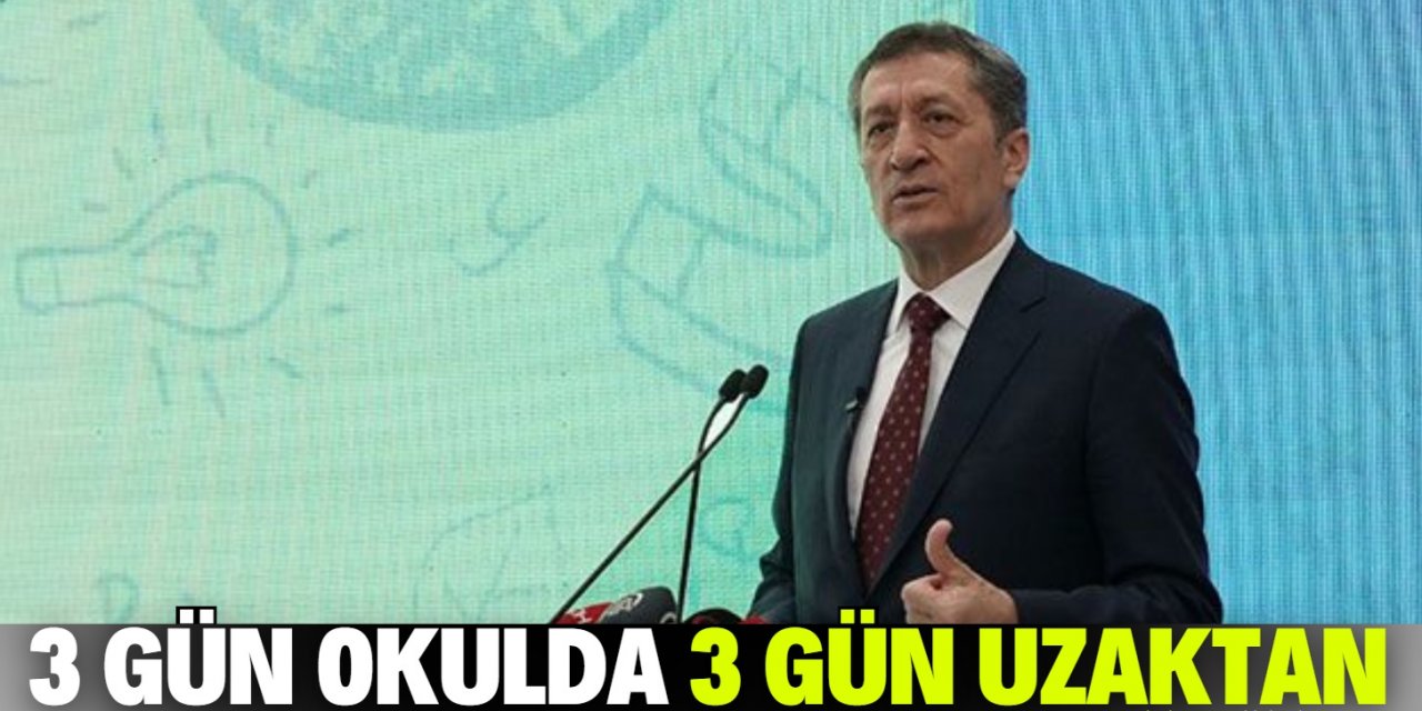 Hibrit eğitim mi geliyor? Bakan Ziya Selçuk'tan flaş açıklama