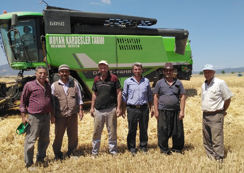 Seydişehir'de biçerdöver kontrolü! Menderes Noyan, "Önceliğimiz çiftçinin mahsülü"