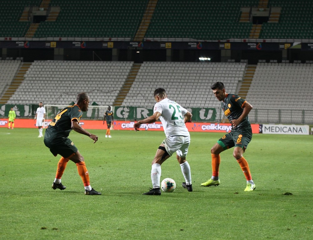 Süper Lig: Konyaspor: 2 -  Aytemiz Alanyaspor: 0 (İlk yarı)