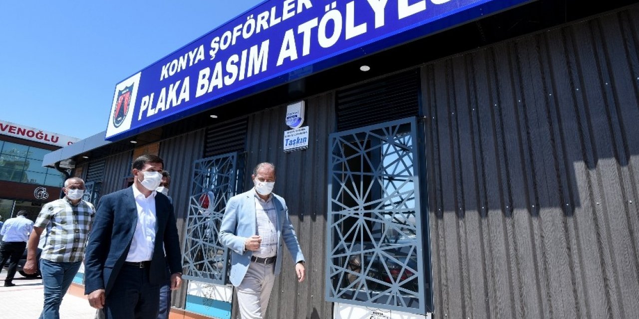 Karatay Belediyesinden Galericiler Sitesi’ne plaka basım merkezi