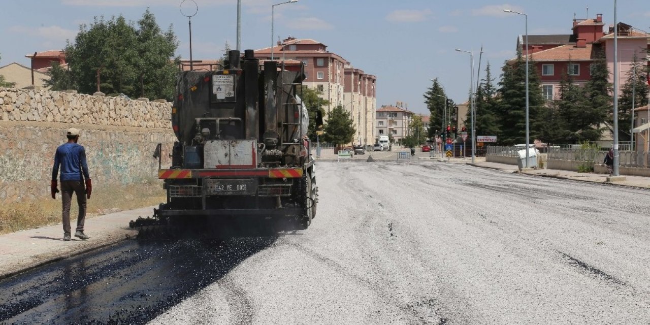 Ereğli Belediyesi asfalt çalışmalarını sürdürüyor