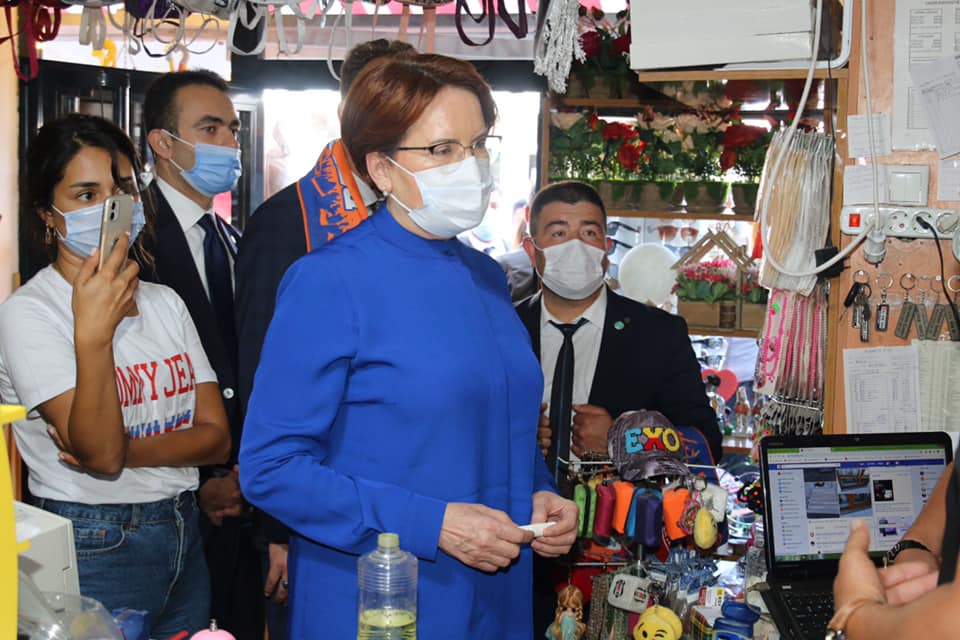 Meral Akşener Eskil'e geldi