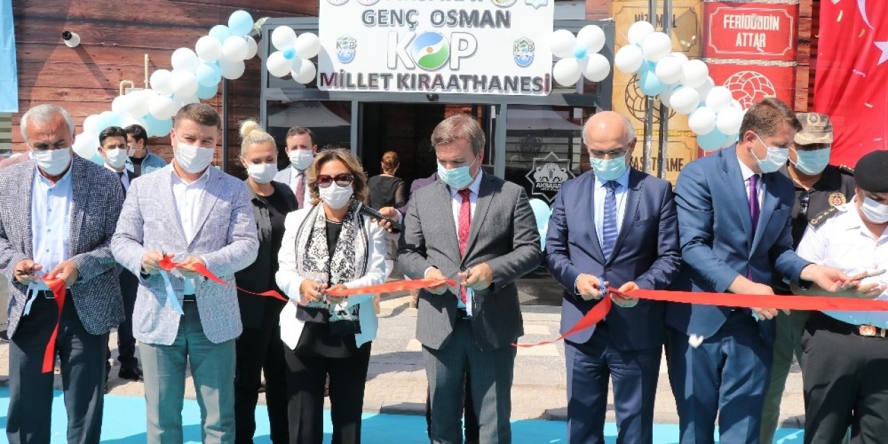 Aksaray’ın ilk millet kıraathanesi açıldı