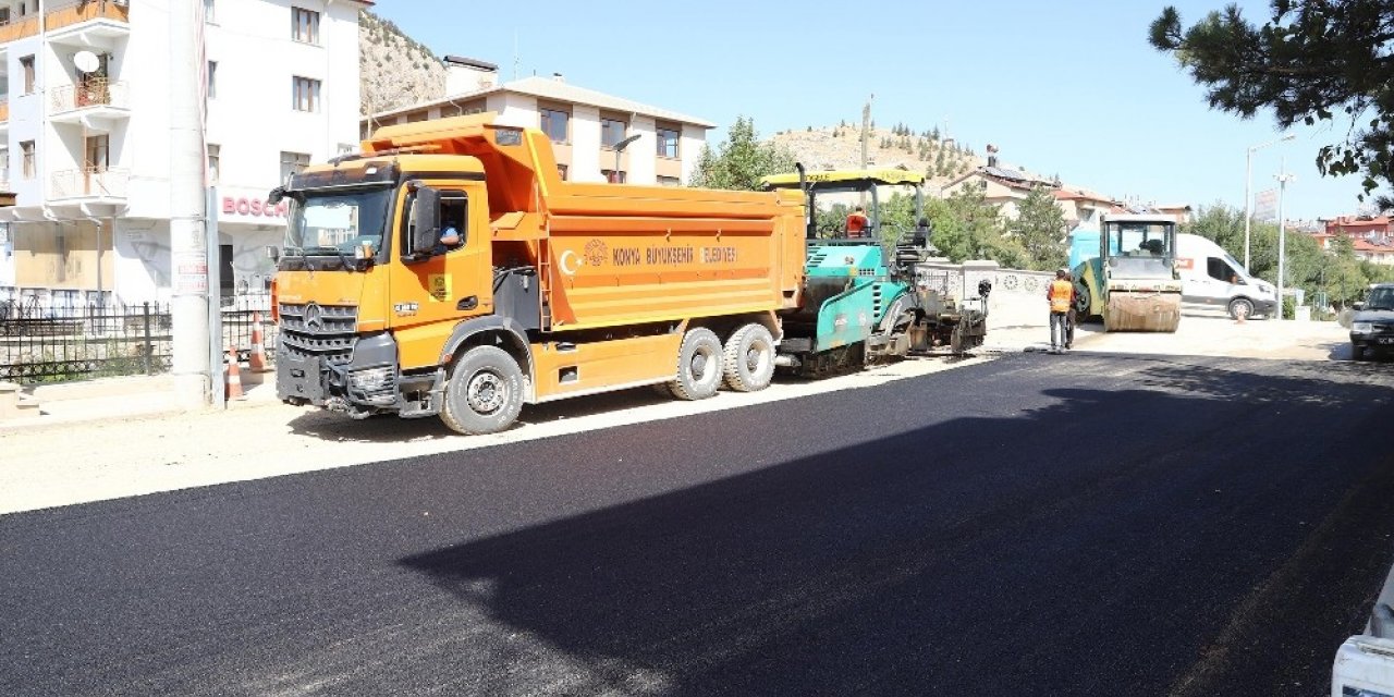 Bozkır yollarına Büyükşehir standardı