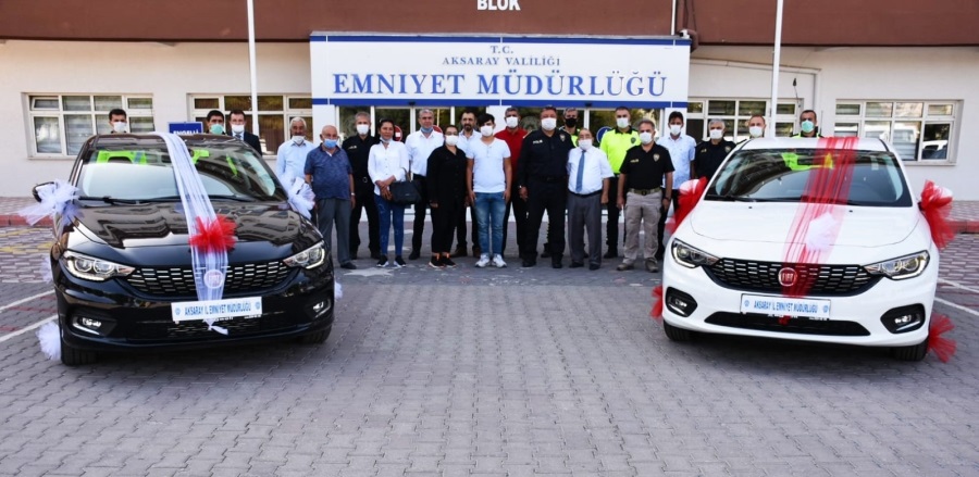 Aksaray Huzur Sevenlerden Aksaray Polisine 2 Yeni Araç