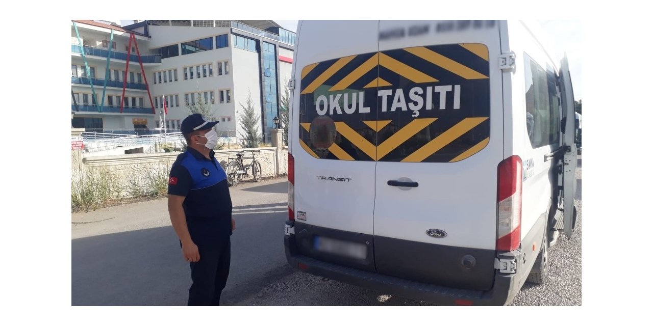 Ereğli’de okul servislerine denetim