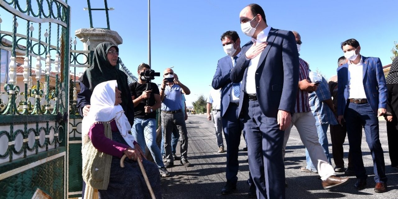 Başkan Altay Hüyük’ü ziyaret etti