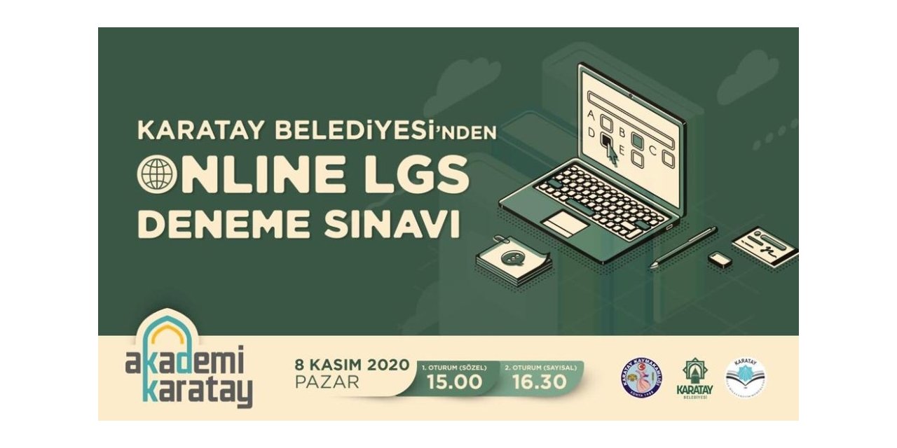 Karatay’daki öğrencilere online deneme sınavı