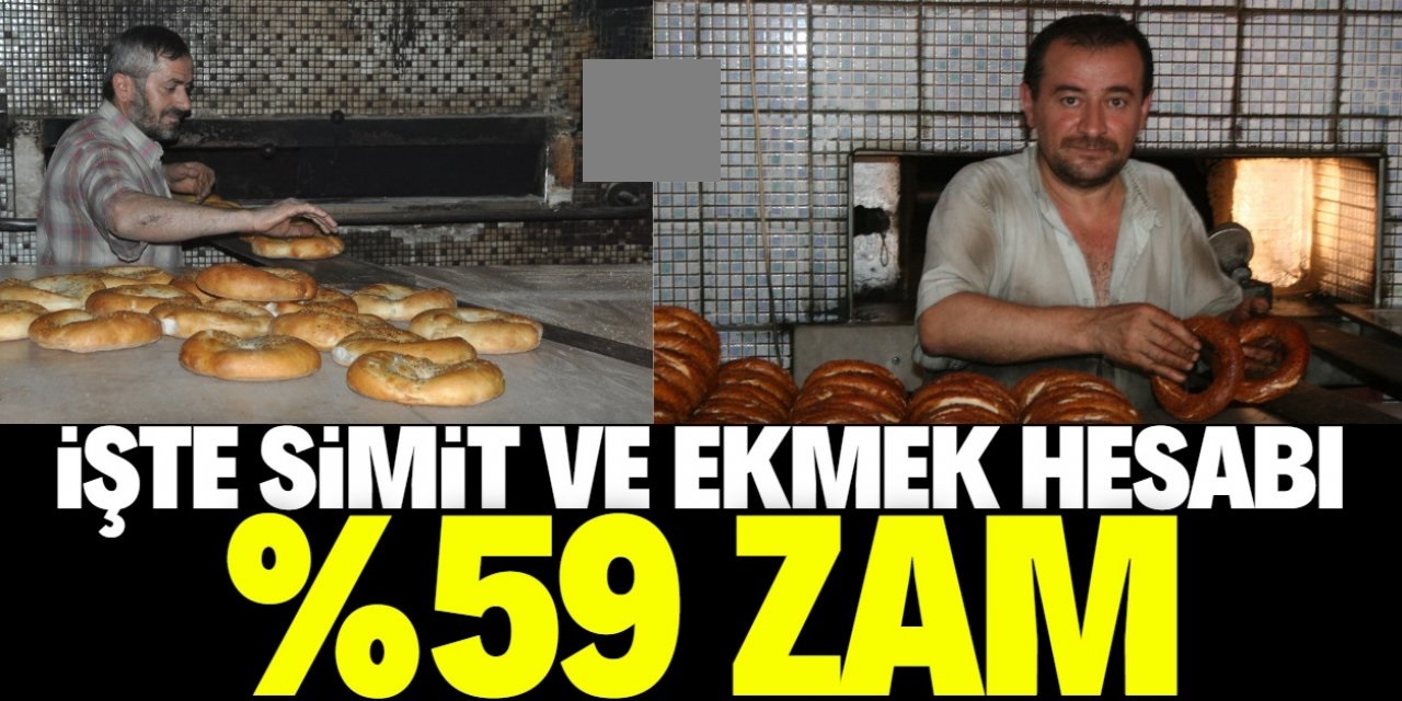 Ekmeğe yüzde 59 simide yüzde 75 zam geldi