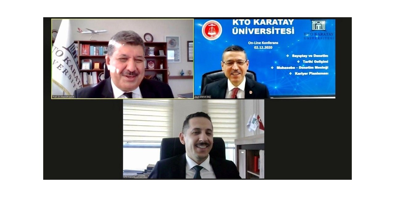 KTO Karatay Üniversitesinin konuğu Sayıştay başkanı oldu