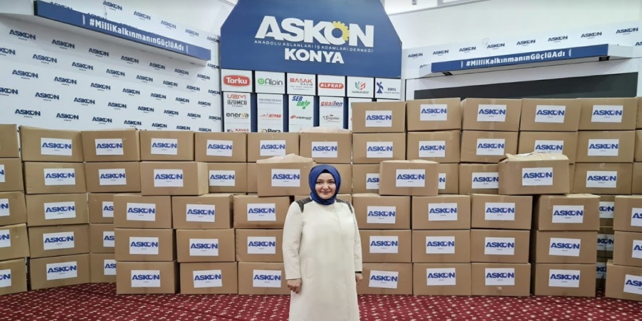 ASKON Konya Şubesi bin çocuğu sevindirdi