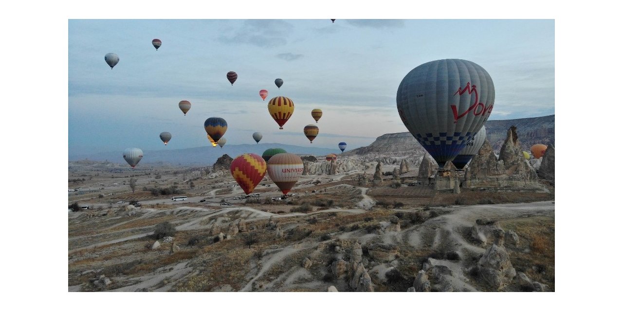 Kapadokya’da balon turları iptal edildi