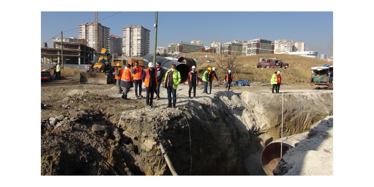 Polatlı’yı kesintisiz sağlıklı suya kavuşturacak çalışmalar hızla ilerliyor