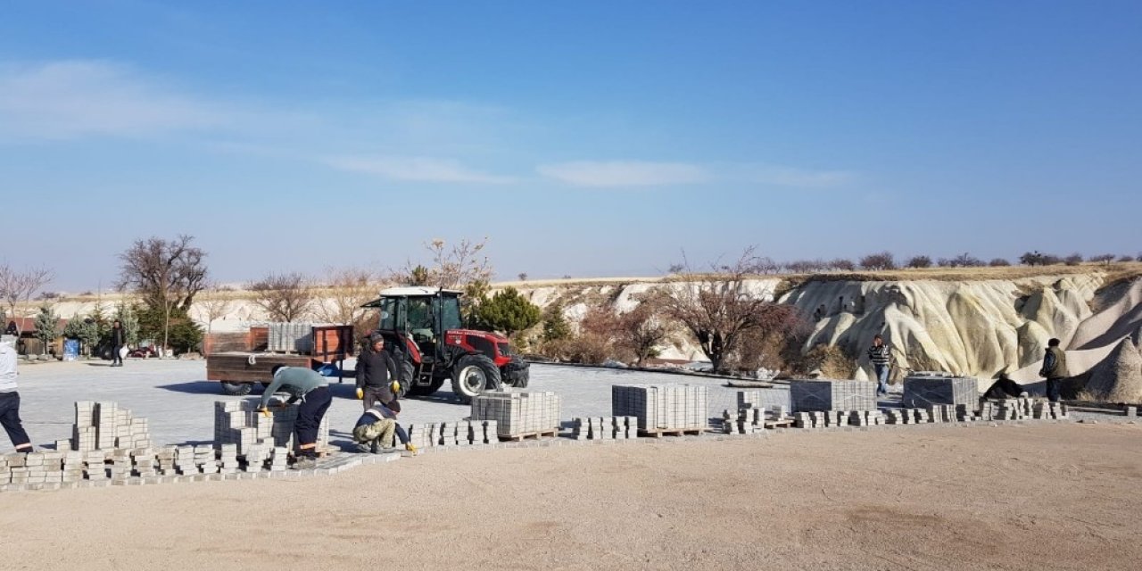 Güvercinlik Vadisinde peyzaj çalışmaları yapılıyor