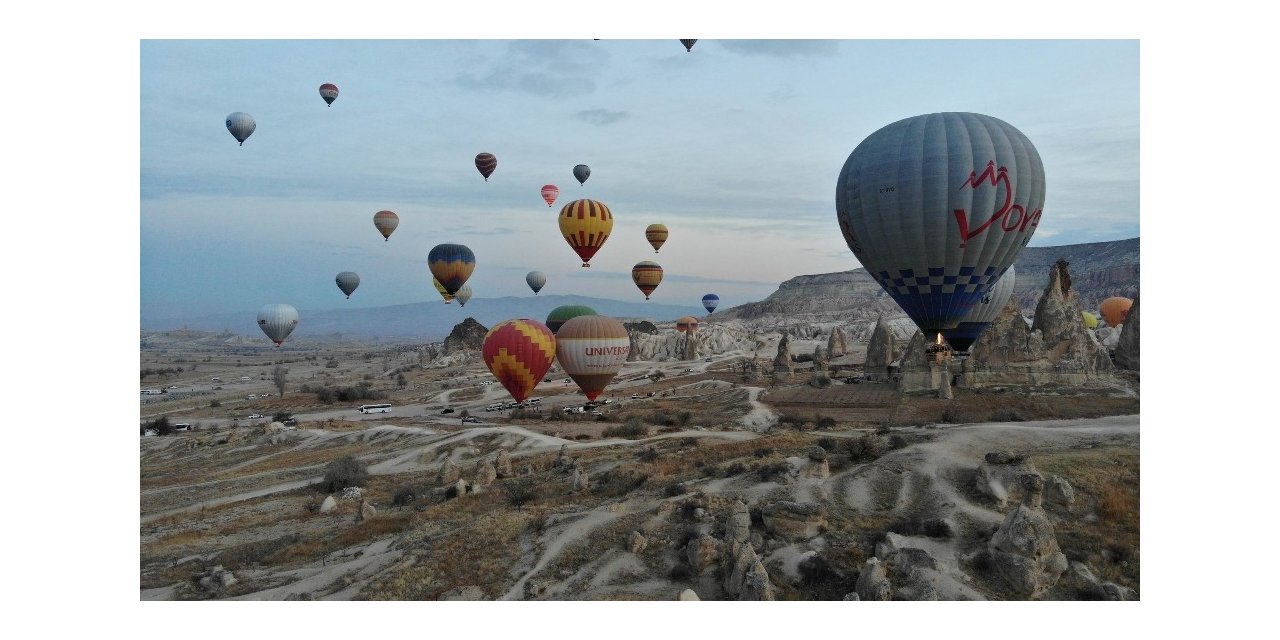 Kapadokya’da balon turları iptal edildi