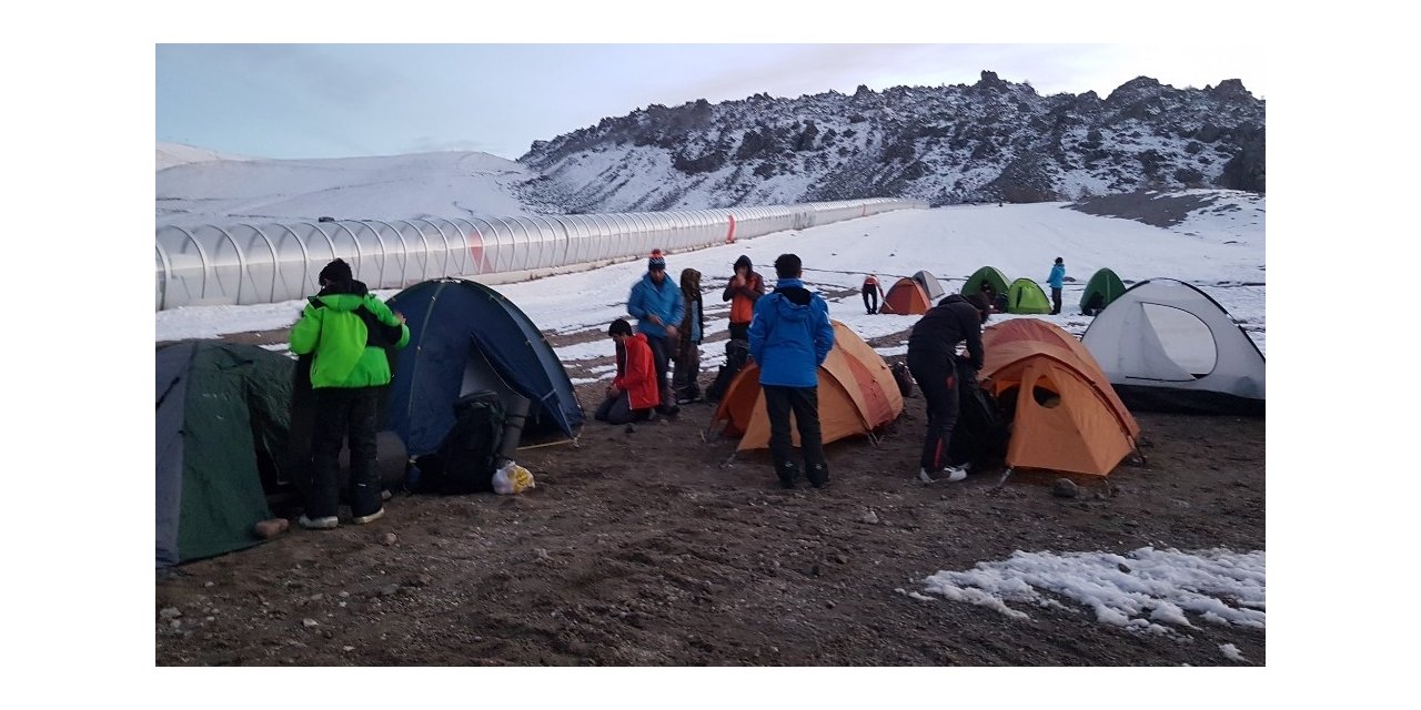 Dağcılık eğitimi yazılı sınavla sona erdi