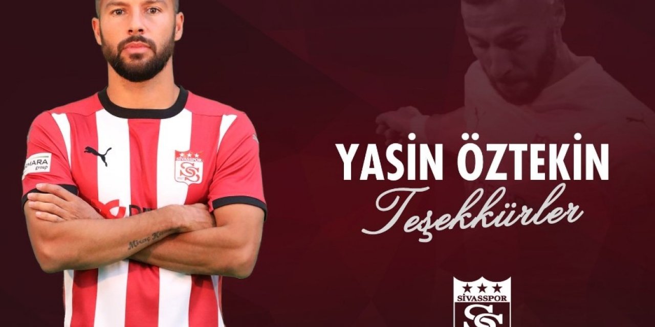 Sivasspor Yasin Öztekin’e teşekkür etti