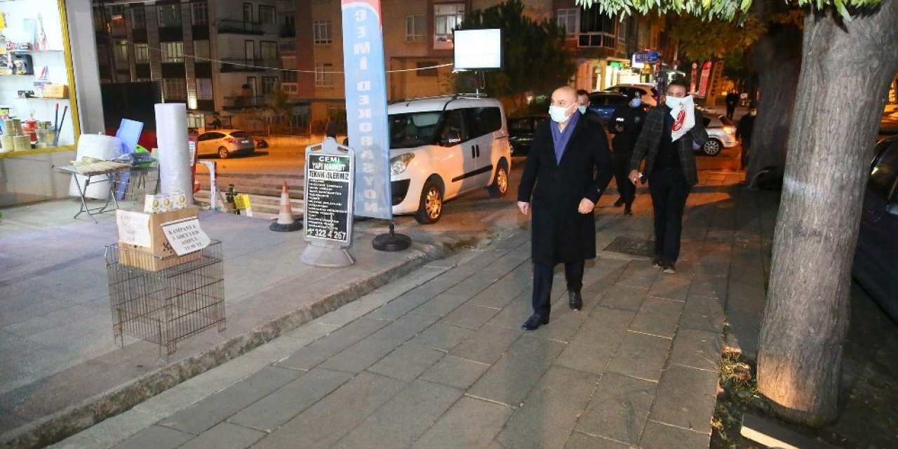 Başkan Altınok’tan gece denetimi