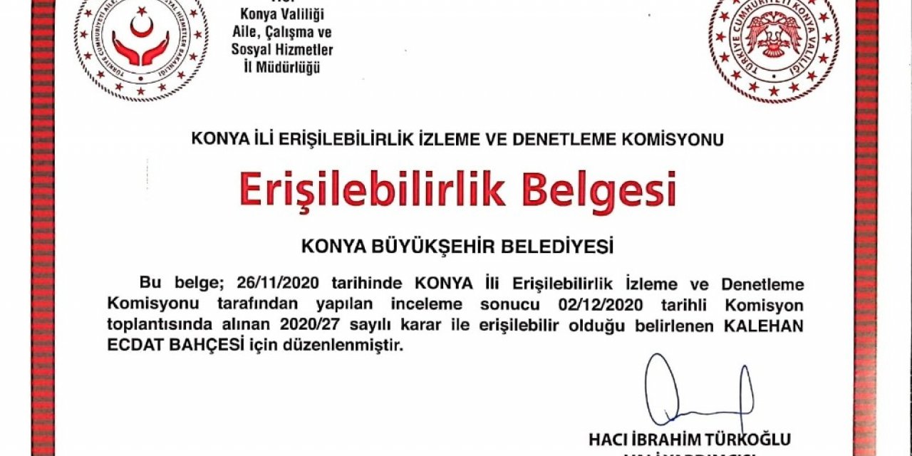 Konya Büyükşehir’den Türkiye’ye örnek proje