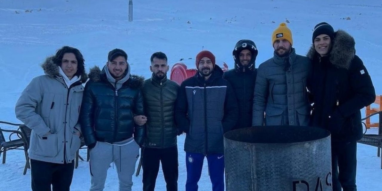 Kayserisporlu futbolcular Erciyes’te stres attılar