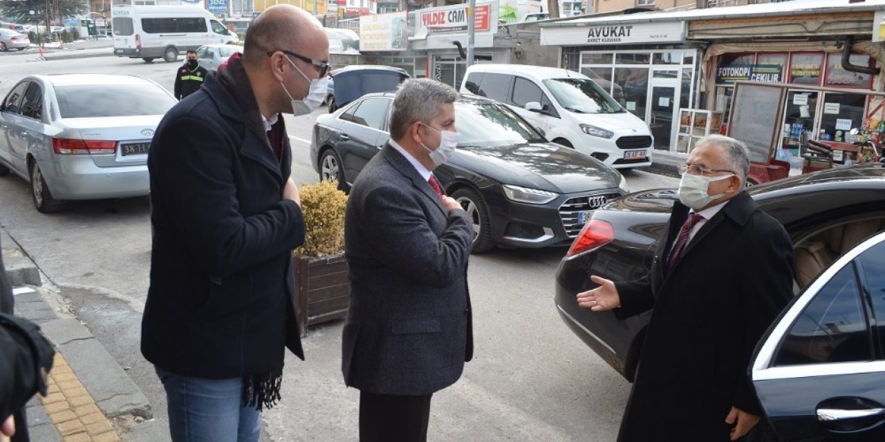 Başkan Büyükkılıç gilaburusu şifa, el dokuma halısı meşhur Bünyan’da