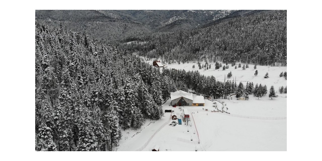 Anadolu’nun yüce dağı Ilgaz’da kar manzaraları