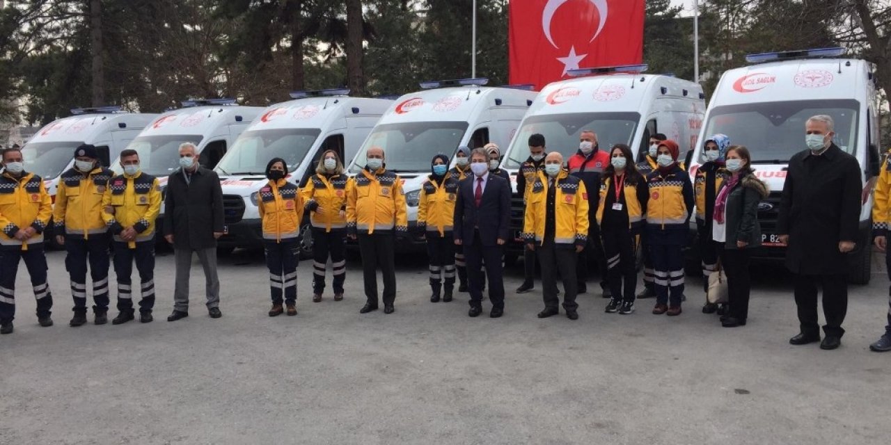 Ambulans filosuna 10 araç daha katıldı