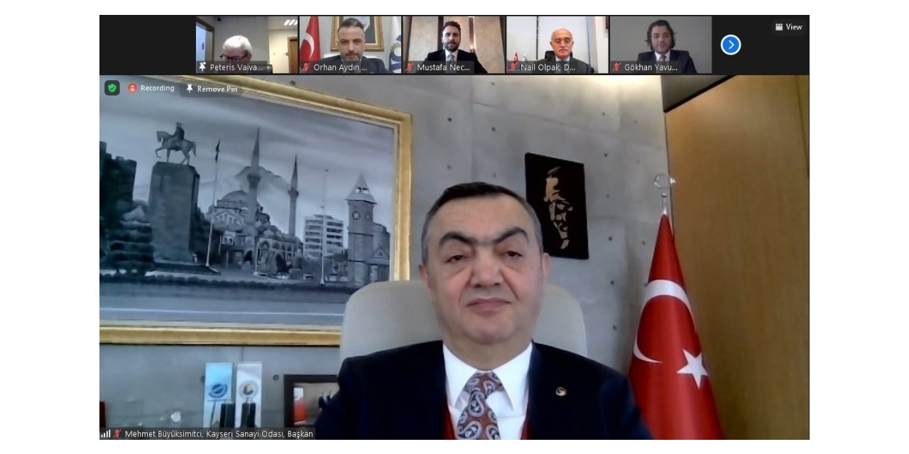 Başkan Büyüksimitci: “Kayseri 1684 ihracatçısı ile 179 Ülkeye İhracat Yapıyor”