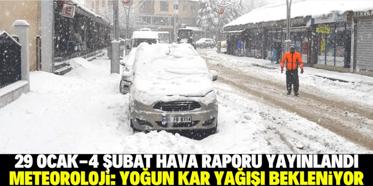 Meteoroloji: Bu illerde yoğun kar yağışı bekleniyor!