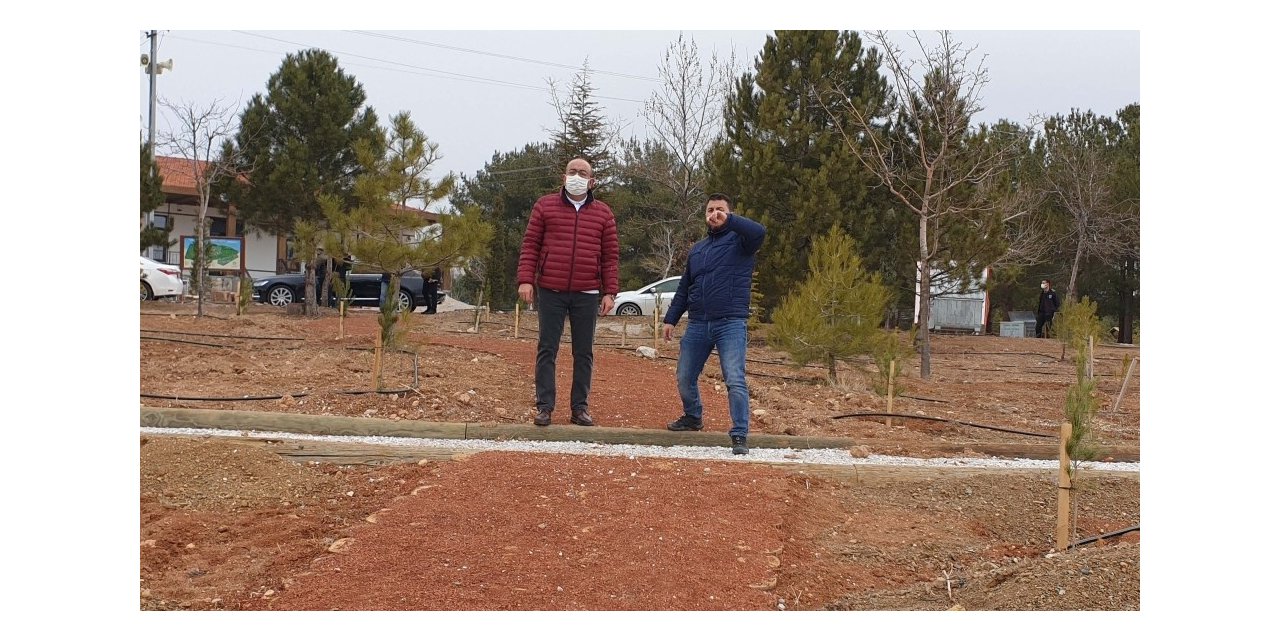 Meram Belediyesi Dutlu Millet Bahçesi’nde revizyon çalışması başlattı