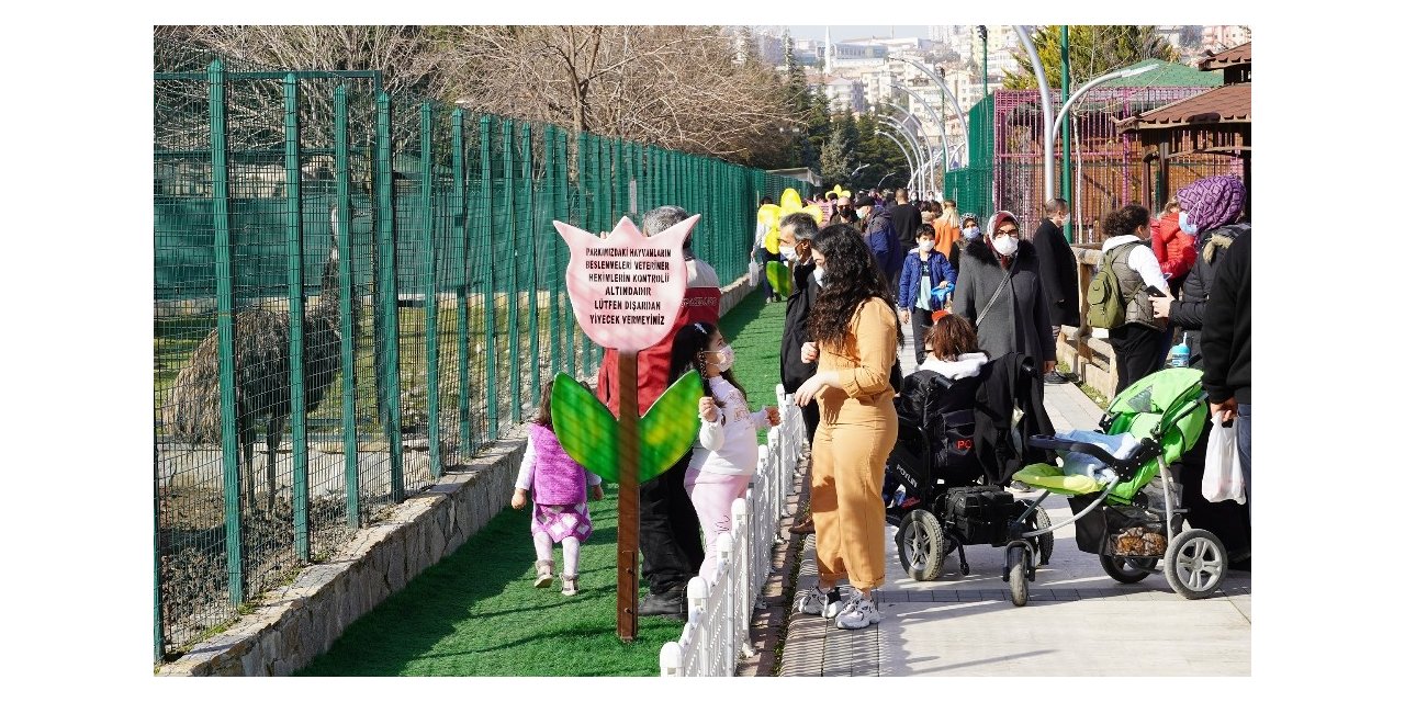 Keçiören’deki çocuklar doğal yaşam parkına akın etti