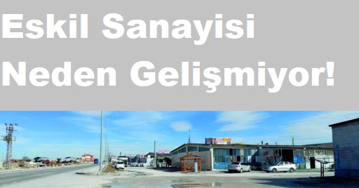 Eskil Sanayisi Neden Gelişmiyor!