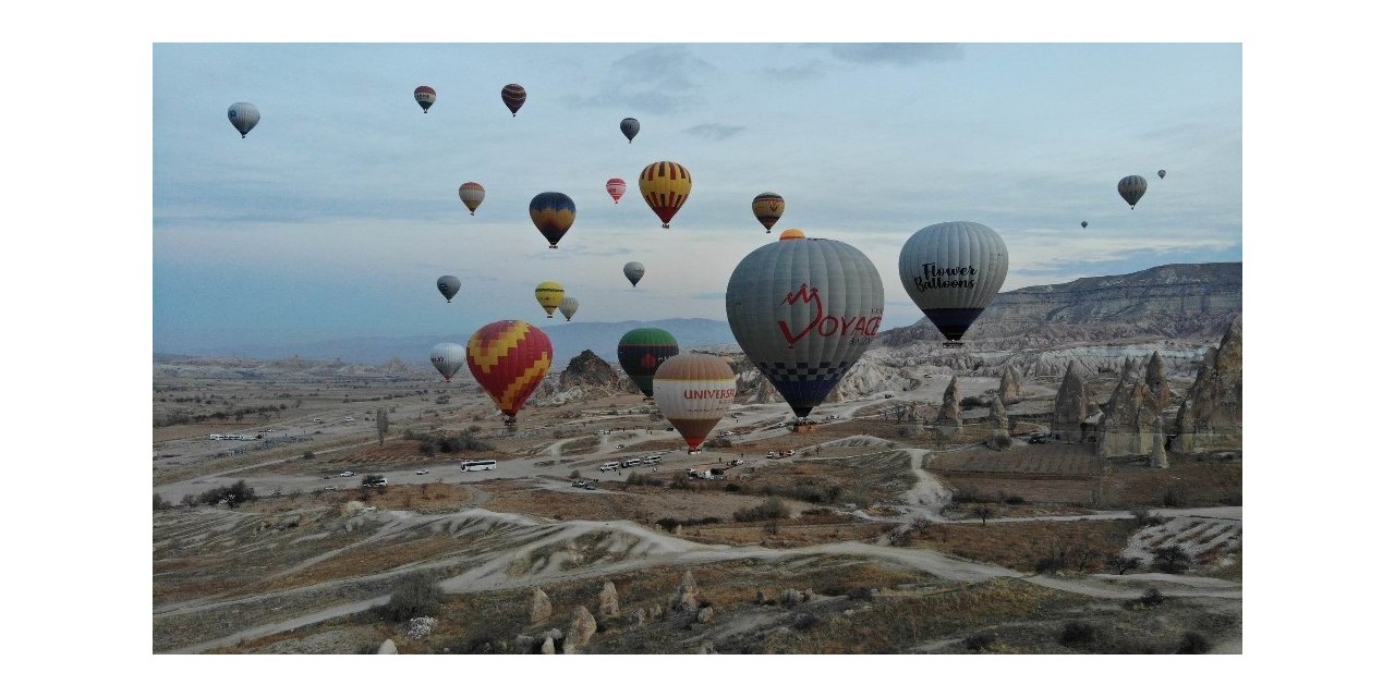 Kapadokya Bölgesini Ocak ayında 42 bin 560 turist ziyaret etti