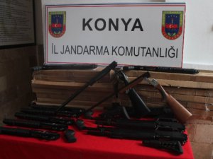 Beyşehir'de Kaçak Silah Operasyonu
