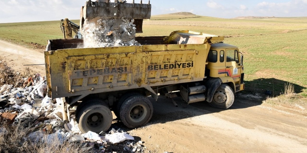 Tepebaşı Belediyesi’nden hafriyat uyarısı