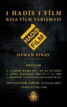 "1 Hadis 1 Film" Yarışması Düzenliyor