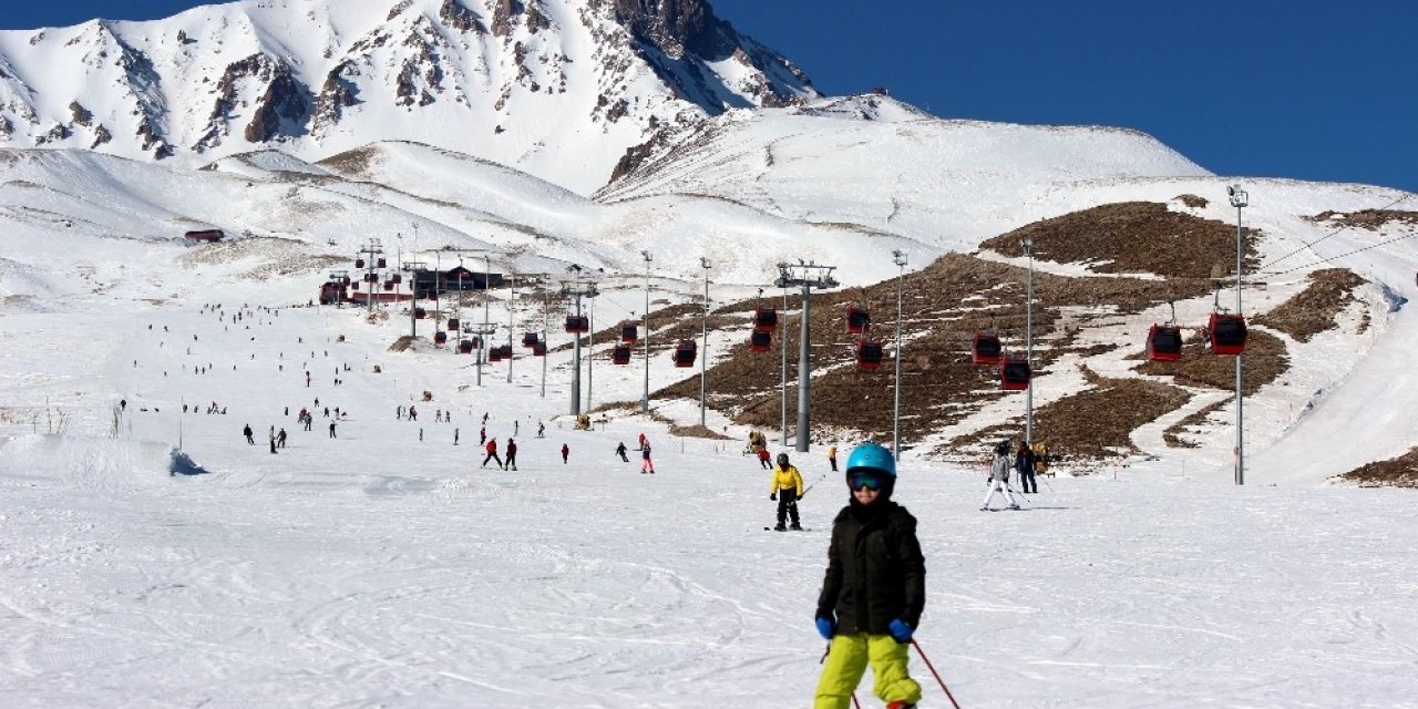 Erciyes sömestrde 40 bin turist ağırladı