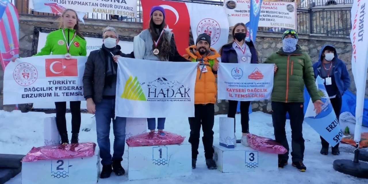 Kayserili sporcular Trabzon’dan 5 madalya ile döndü