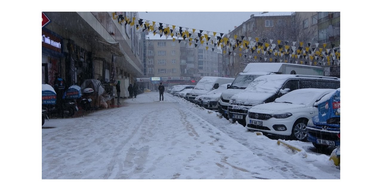 Çankırı’da kar