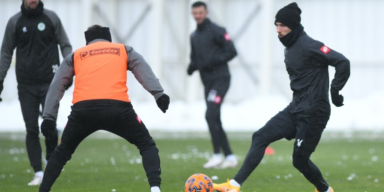 Konyaspor, Yeni Malatyaspor hazırlıklarını sürdürdü