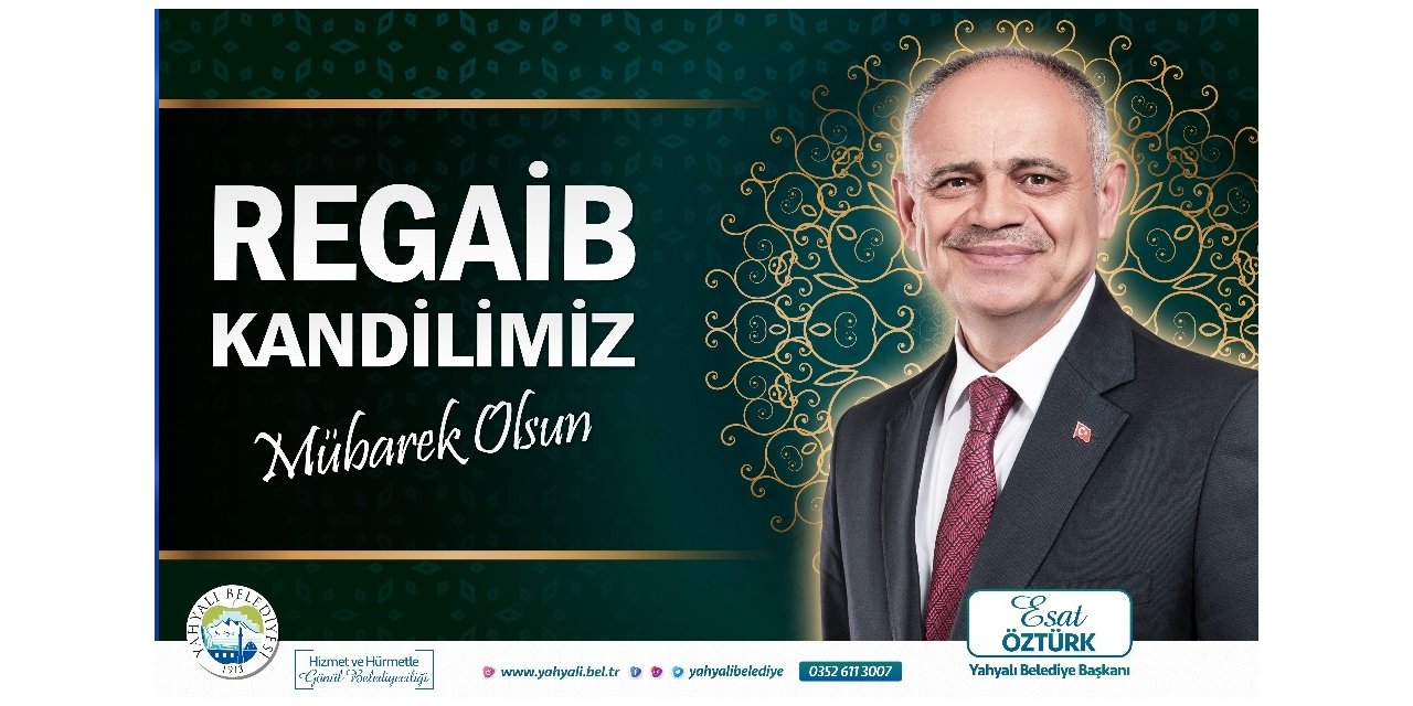 Başkan Öztürk: "Bu mübarek geceyi hakkıyla değerlendirmeliyiz"