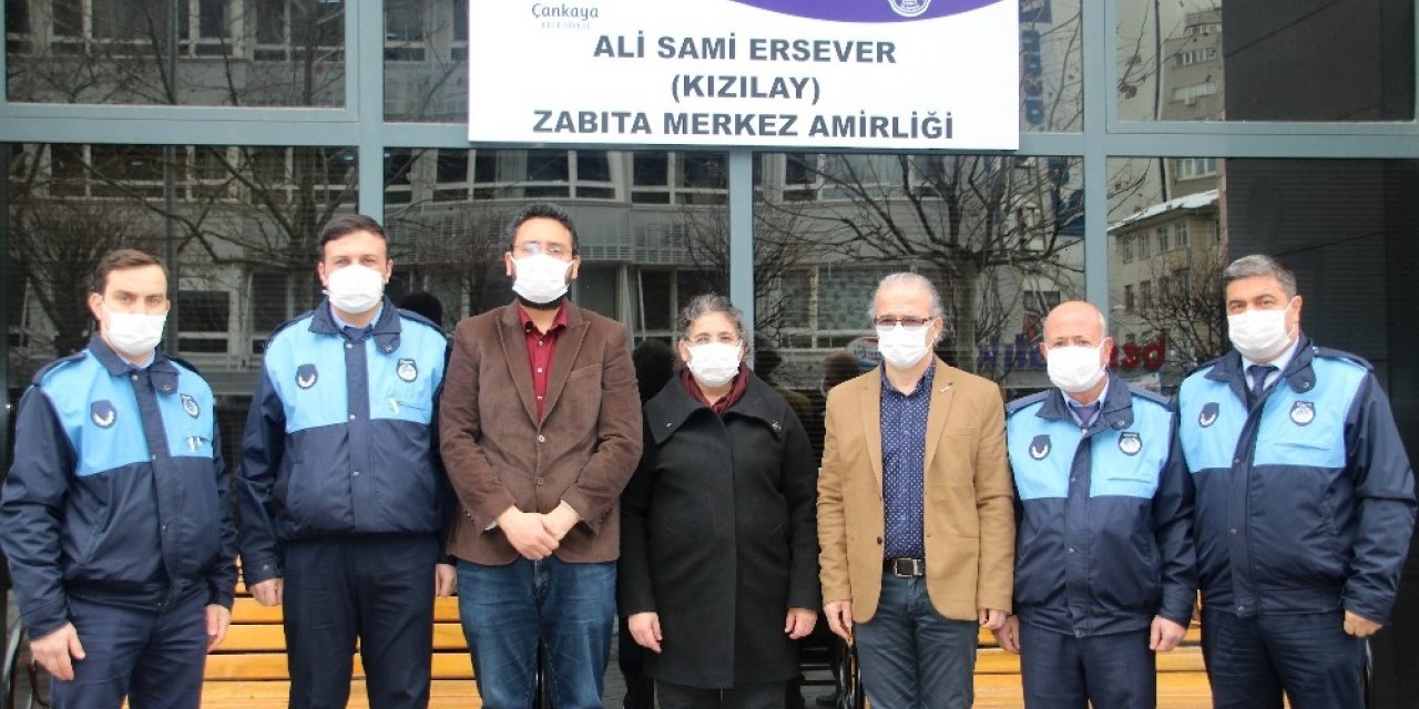 Çankaya Belediyesi zabıta sorumlusunun adını görev yaptığı merkeze verdi