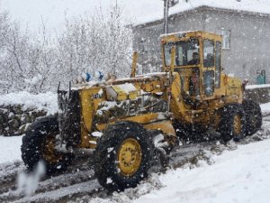 Seydişehir'de kar etkisini gösteriyor