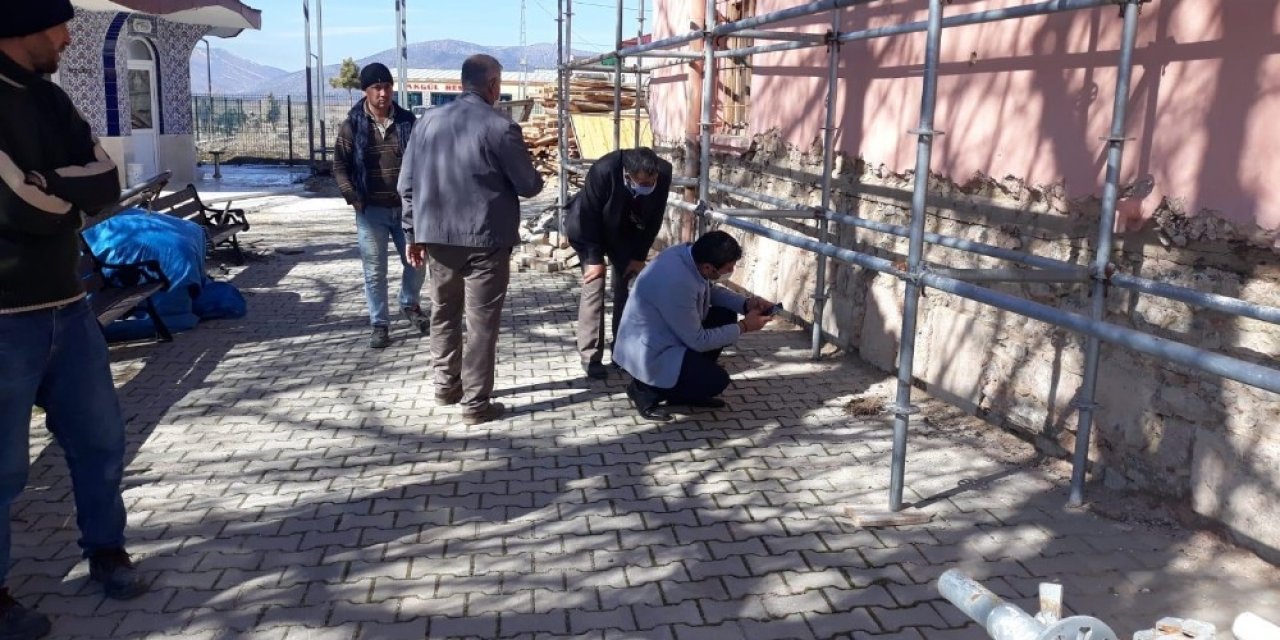 Hüyük’teki tarihi cami restore ediliyor