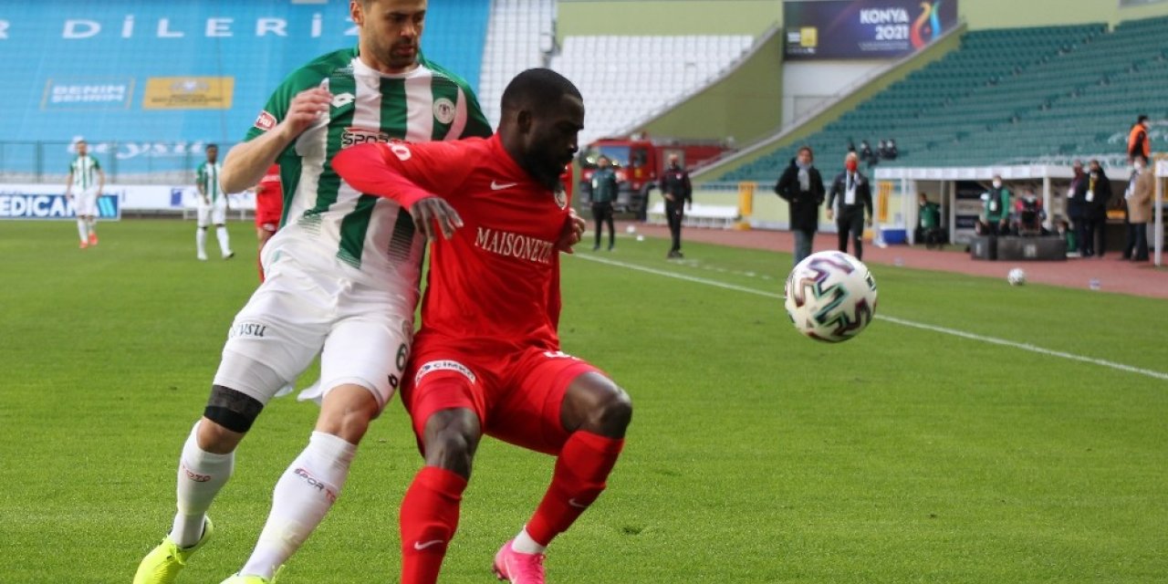 Süper Lig: Konyaspor: 0 - Gaziantep FK: 0 (İlk yarı)